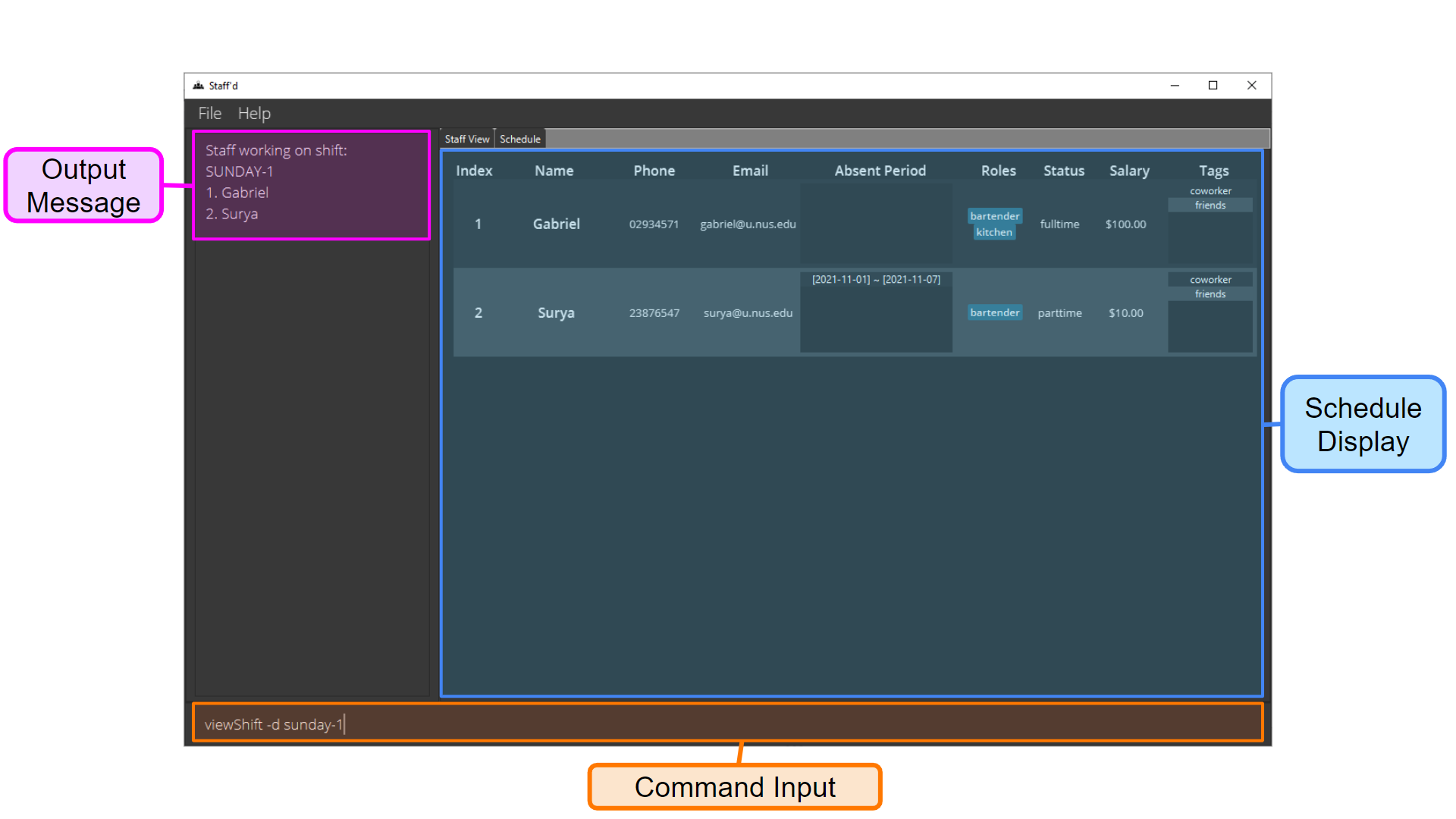 ViewShiftCommandList