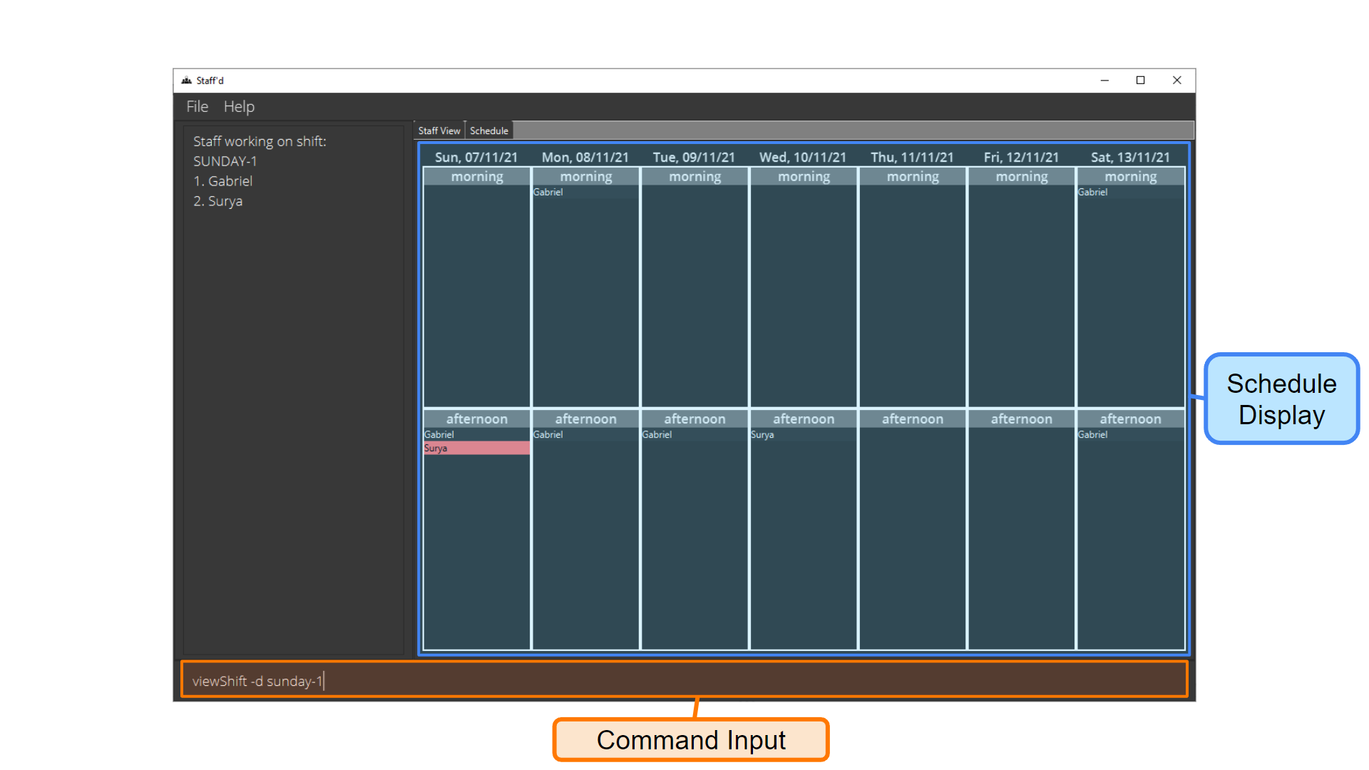 ViewShiftCommandSchedule